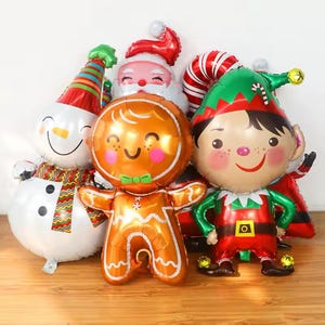 Décorations de Noël en aluminium pour ballons de Noël