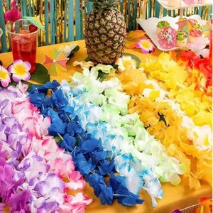 Produktbild von Bottari 29408 Deko-Kette Hawaii Mit Blauen Blumen, 1 Teil