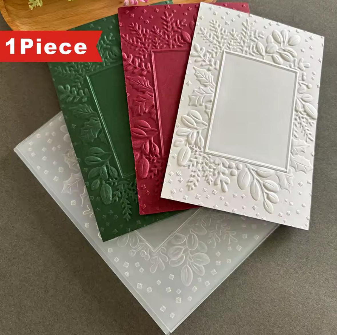 Floral Frame Embossing Folder for Card Making, Scrapbooking Crafts - Etsy