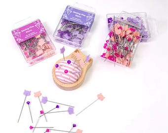 Cat Pin Cushion & 80 Sewing Pins – Cute Quilting Notions