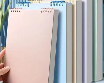 notepad notebook 80g paper 60 sheet double lined loose leaf a5 office school supplies