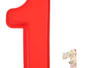 10-Zoll-Zahlen-Silikonform - 3D-Backform zum Feiern oder Feiern