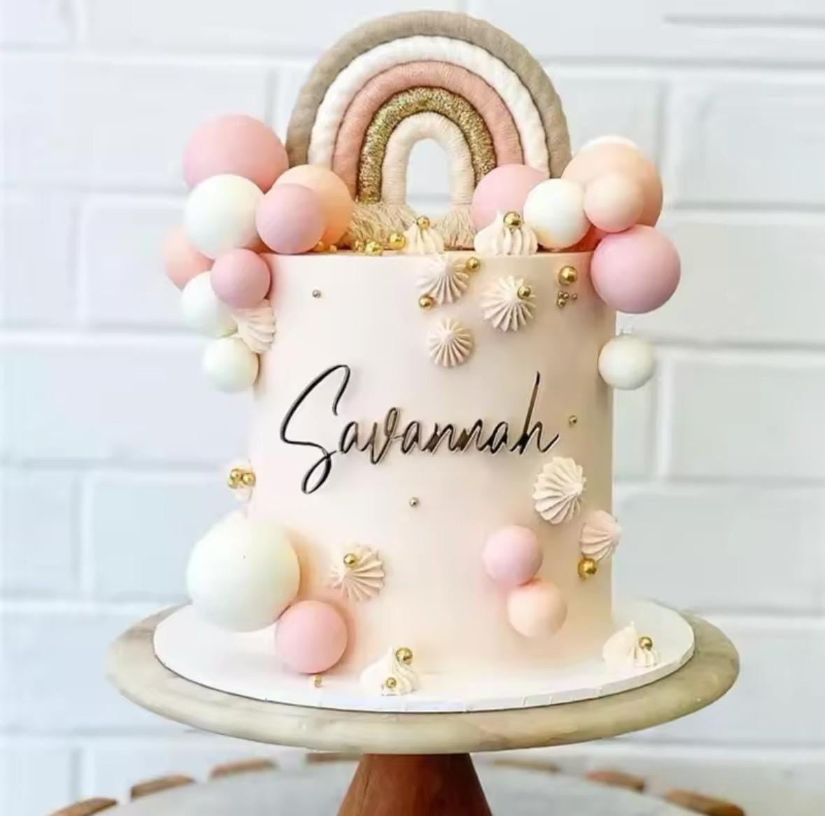 Totely Confezione 3 Topper Per Torta Happy Birthday – Decorazione Arcobaleno Con Cannucce A Canna Di Zucchero, Per Compleanni E Feste