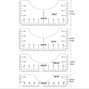 Règle Guide Pour Alignement Vinyle - Outil Placement Central T-shirt - PVC Transparent 35,5x20,3cm