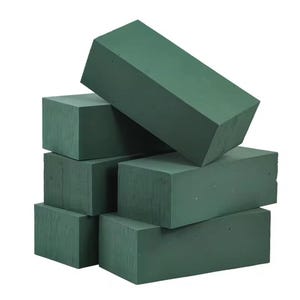 3pcs Wet Floral Foam Blocks – 22.8x10.5x7.5cm Green Bricks for Flower Arranging, Weddings, Events & Crafts