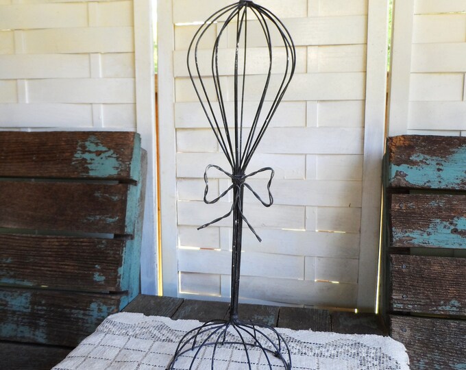 Vintage Wire Metal Hat Stand Display Wired Head Form Prop for Etsy