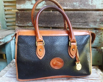 Real leather dooney and bourke satchel hotsell