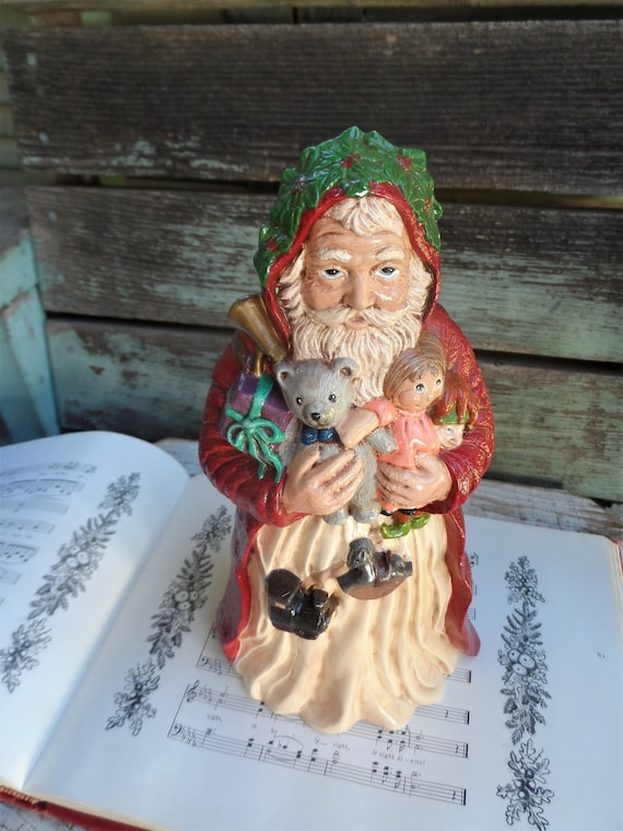 Vintage Ceramic Old World Santa Claus Christmas Kimple Renaissance