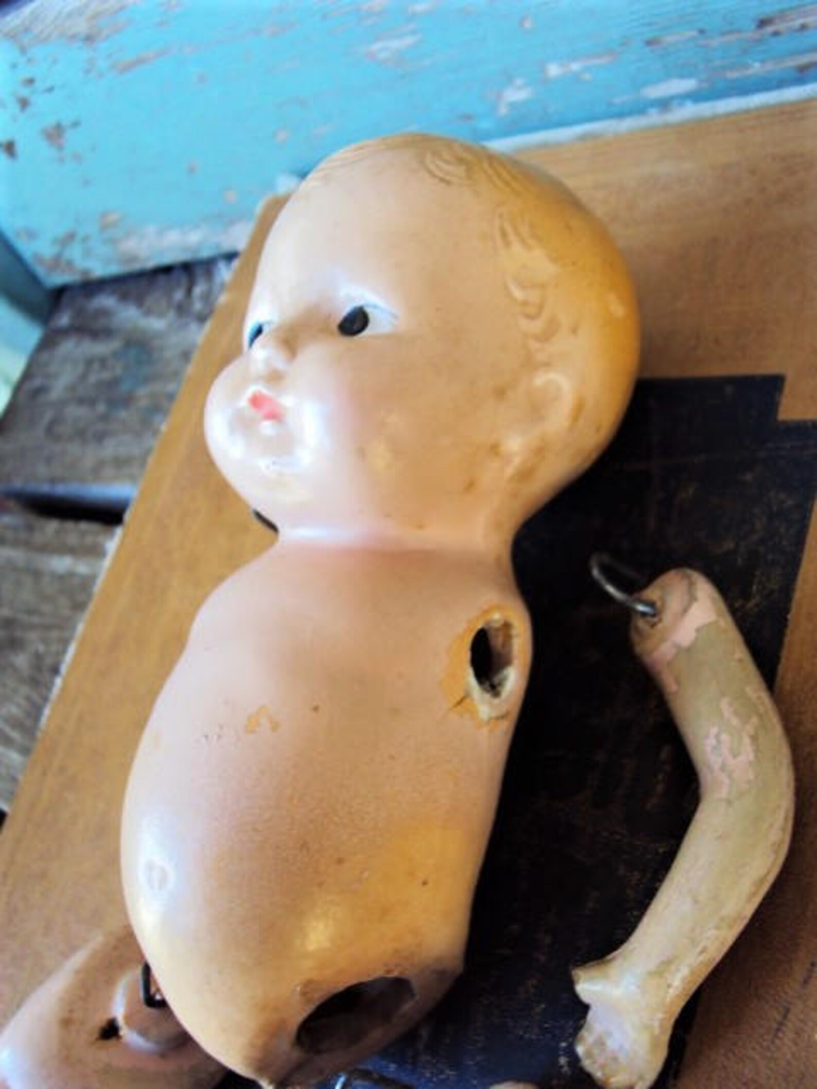 Vintage Composition Doll Parts Body Parts Legs Arms Bust Head Etsy