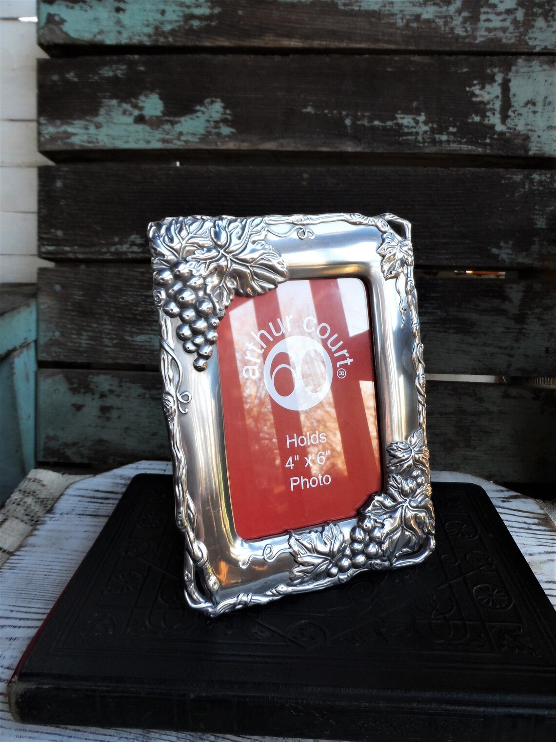 Vintage Arthur Court Picture Frame Grapevine Grapes Vines Etsy