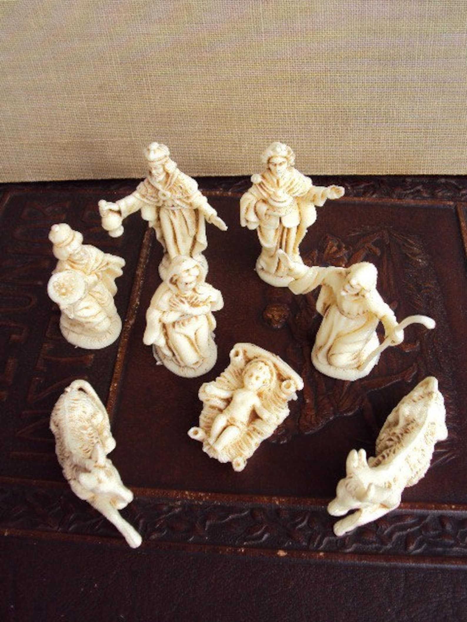 Vintage Nativity Scene Set Made in Italy Etsy
