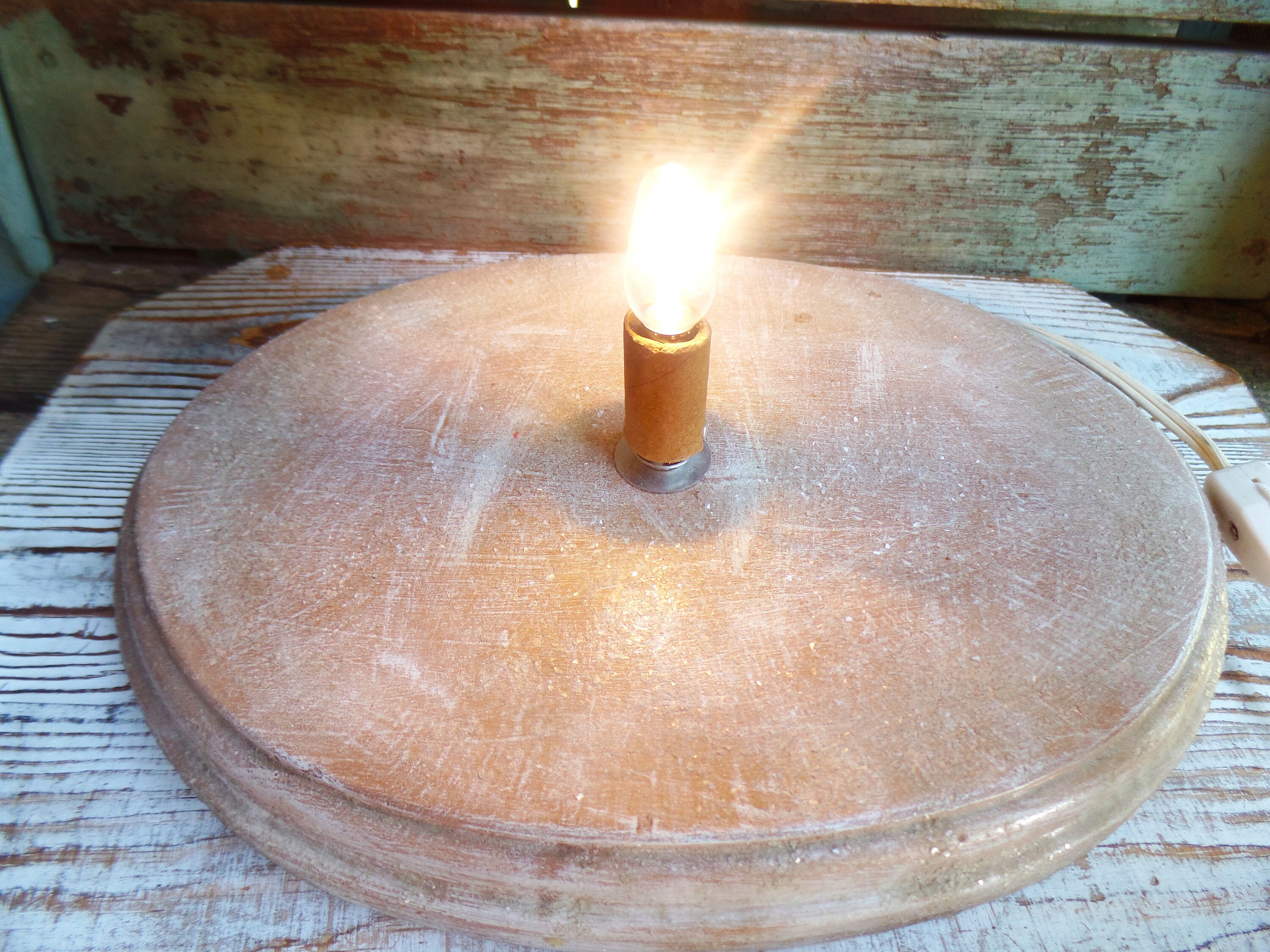 Vintage Christmas Ceramic Lighted Church, Glittered Church Light