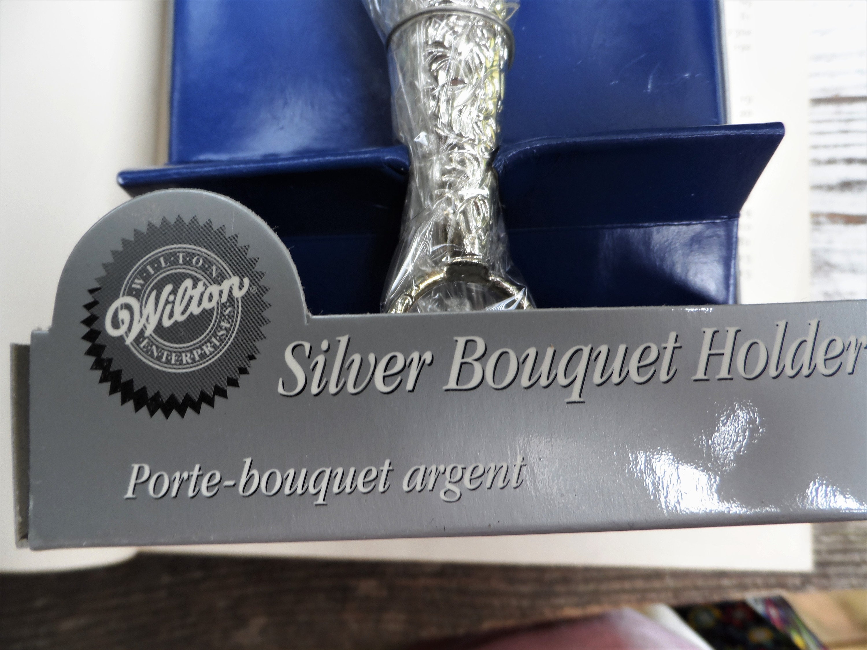 Vintage Silver Plate Wilton Bridal Bouquet Holder Cone Tussy Etsy