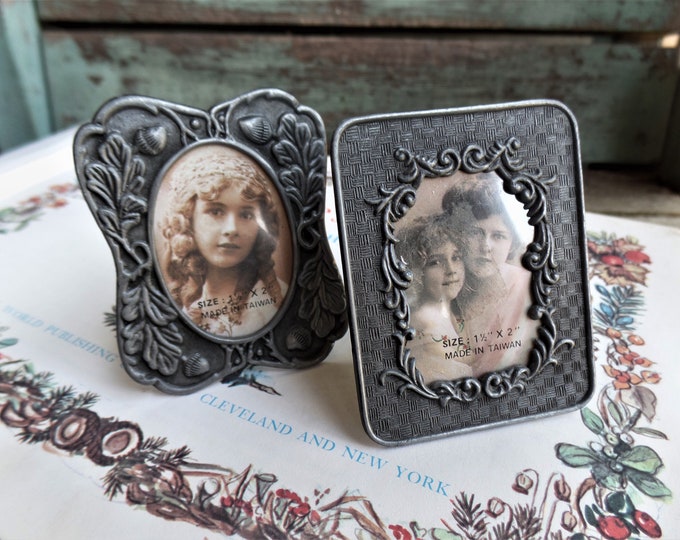 Vintage Miniature Picture Frame Set Frames Ornate Baroque Victorian