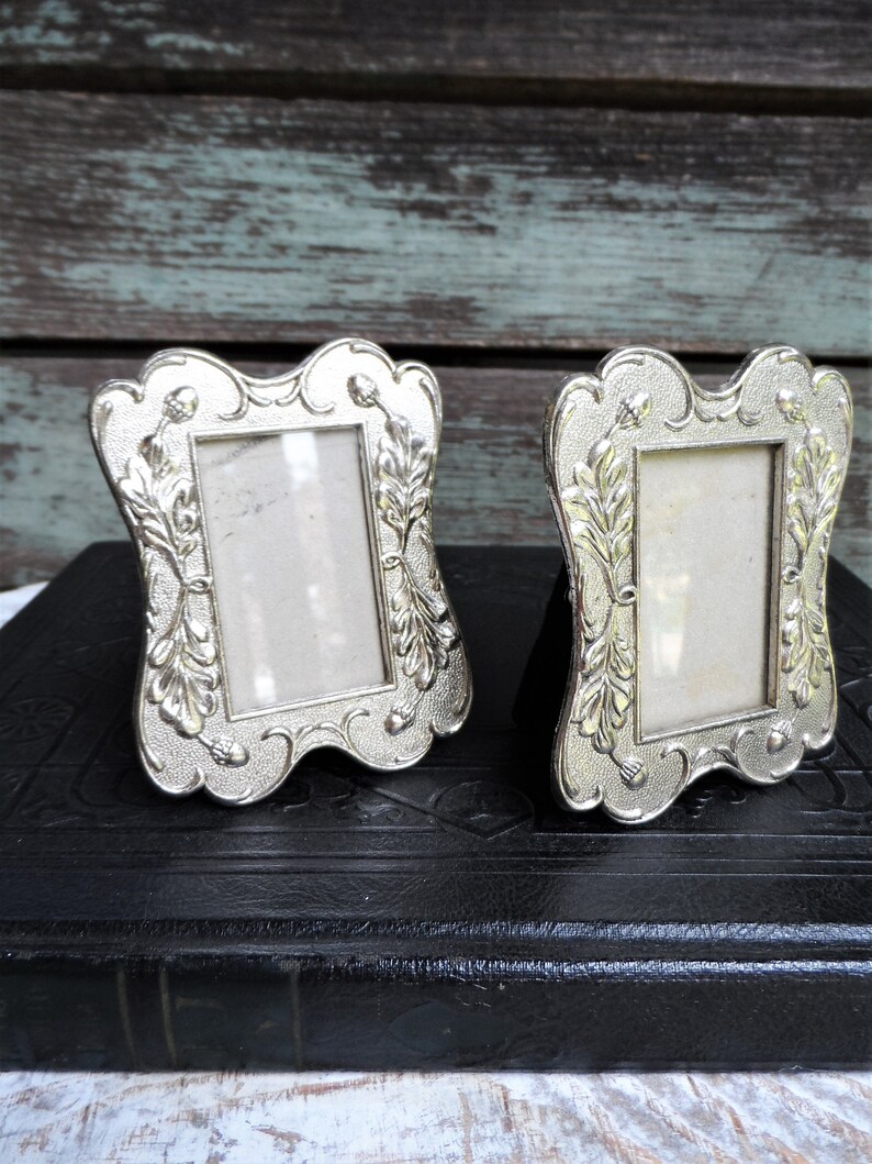 Vintage Miniature Picture Frame Set Frames Ornate Baroque Etsy