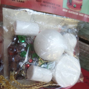 Kit De Déco De Noël à L'ancienne : Traîneau Scintillant Avec Perles Et Sequins Par Walco