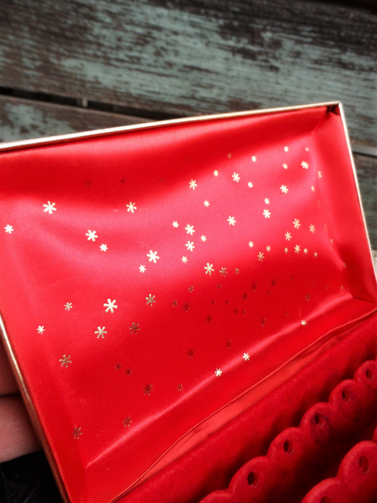 Vintage Clamshell Jewelry Box Hard Shell Case Container Etsy