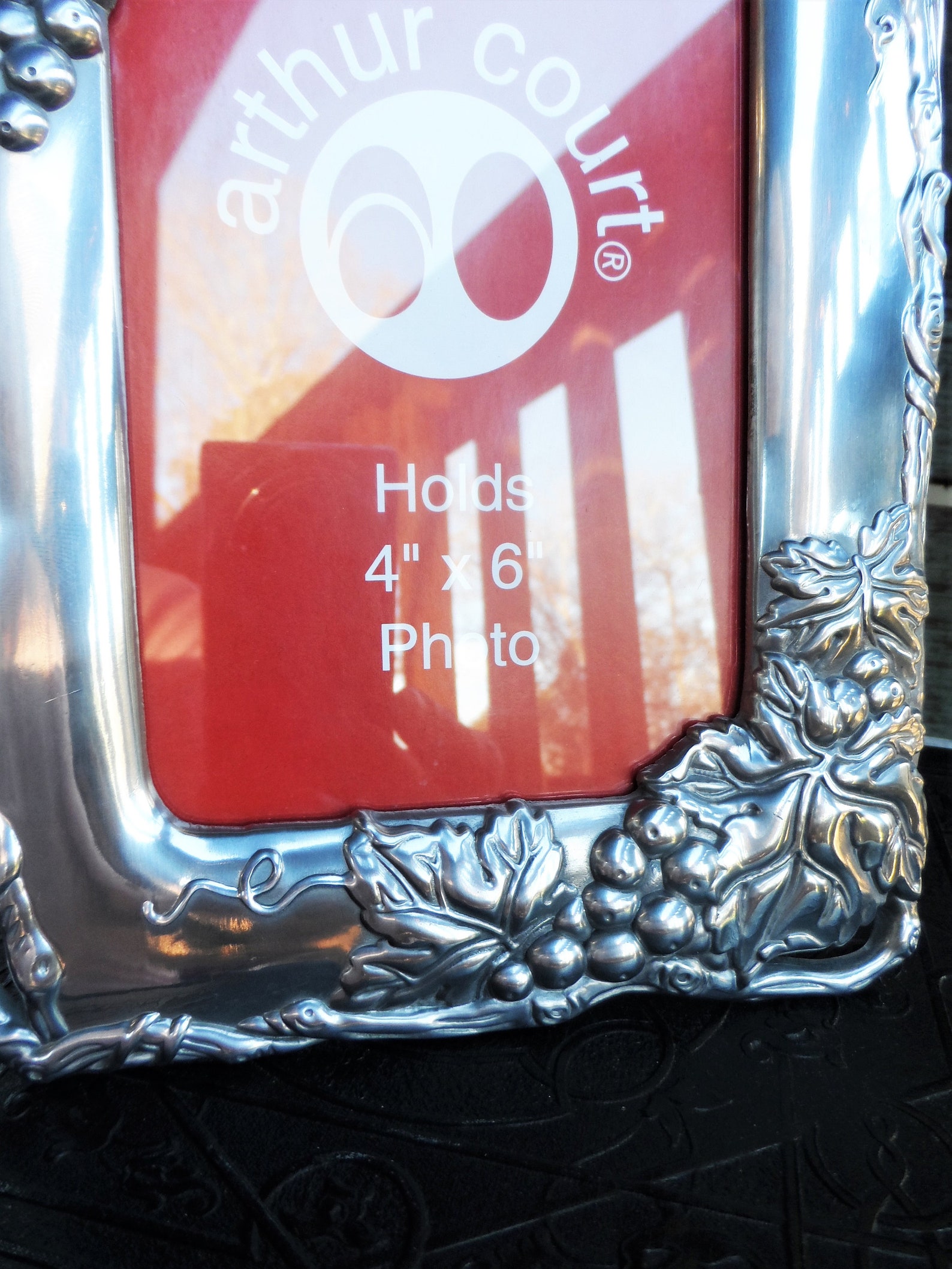 Vintage Arthur Court Picture Frame Grapevine Grapes Vines Etsy