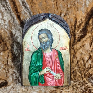 Saint Andrew the Apostle/Handpainted Icon/Greek Icon/Orthodox Icon/
