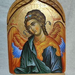 Archangel Michael Icon/Handpainted Icon/Greek Icon/Orthodox Icon