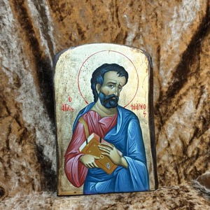 Saint Mark the Apostle/Handpainted Icon/Greek Icon/Orthodox Icon/