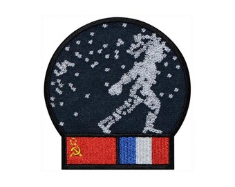 Sojus T-6 Interkosmos Aufnäher zum Aufnähen