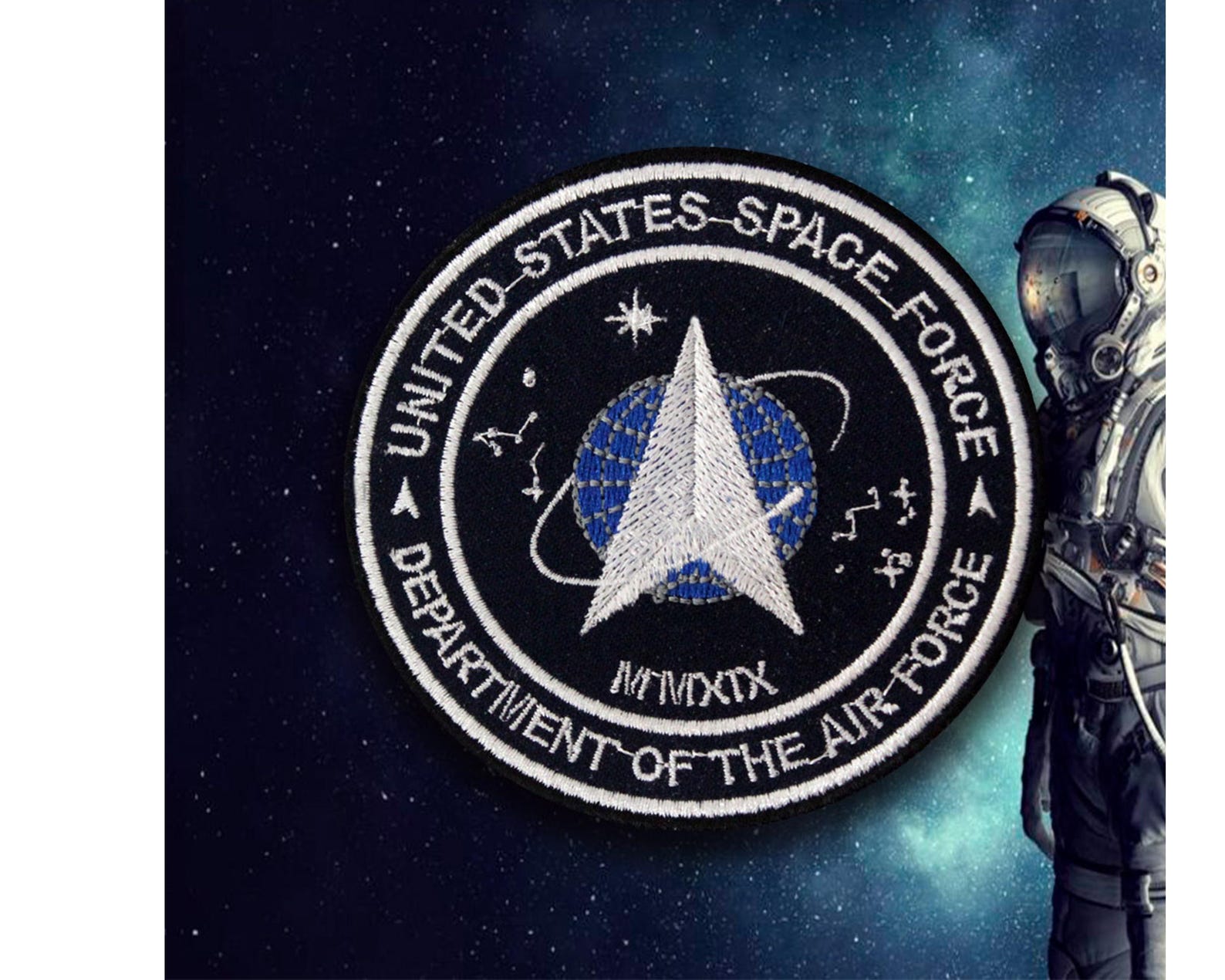 United States Space Force Logo Embroidered Iron-on / Velcro Patch - Etsy