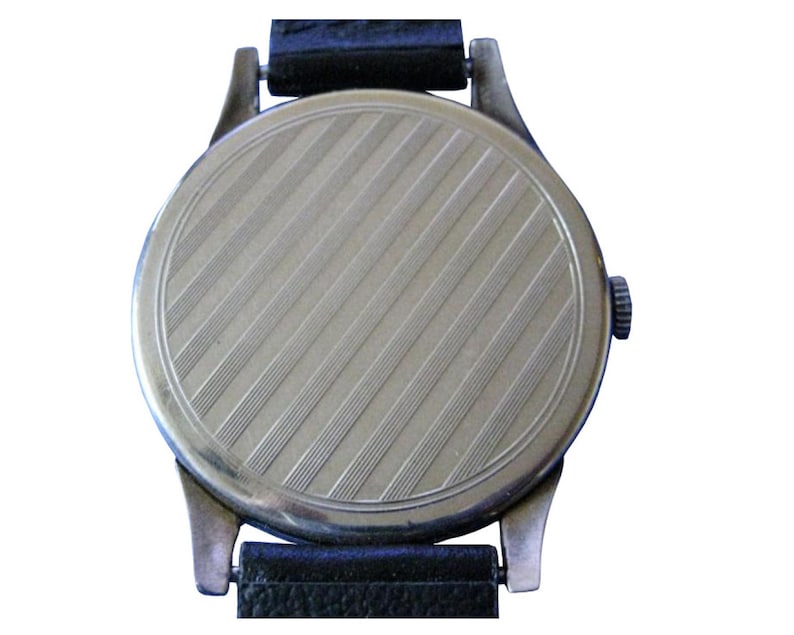 The watch has an opaque metal cover on the back