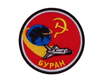 Buran Space Shuttle Schiff Ärmelaufnäher #1