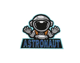 Remendo bordado para costurar/passar a ferro da missão do astronauta espacial da NASA