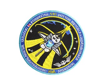 ISS Space Mission STS-131 Bordado Costurado Manga Uniforme Patch Nave Espacial