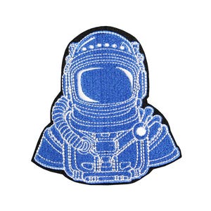 宇宙飛行士 NASA ミッション 縫い付け/アイロン接着刺繍パッチ #2