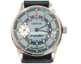 Vintage Molnija Watch | USSR Submarine Captain Mechanical Wristwatch