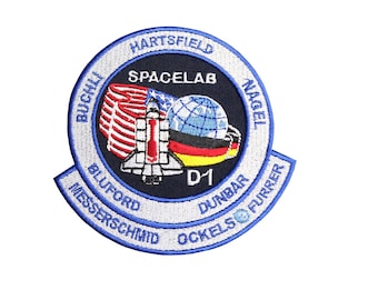 Patch de uniforme bordado costurado do ônibus espacial Spacelab da ESA