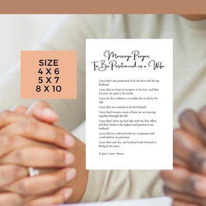 Marriage Blessing Prayer To Be Positioned as a Wife