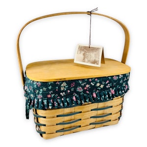 Vintage Peterboro Basket Oblong Divided 4 Compartment / Storage Single  Handle -  Sweden