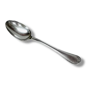 Vintage Christofle France Malmaison Silverplate European Soup Place Spoon D Monogram