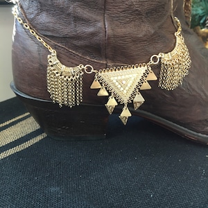 Boot Bracelet, Boho Prism Gold, Boot Jewelry, Bracelet Boot, Made in the USA