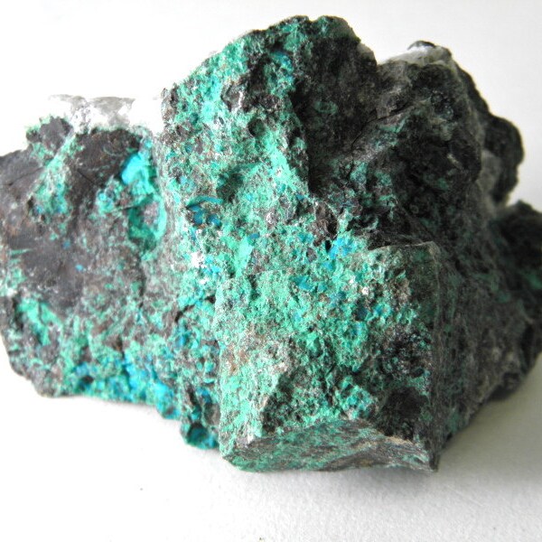 Chrysocolla lapidary rough, Arizona chrysocolla stone, cabinet specimen, mineral specimen, #002