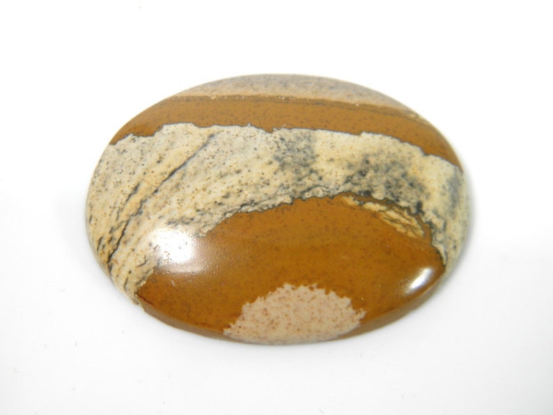 jewelry designer oval picture jasper jewelry stone natural stone cabochon handcrafted Owyhee jasper cabochon