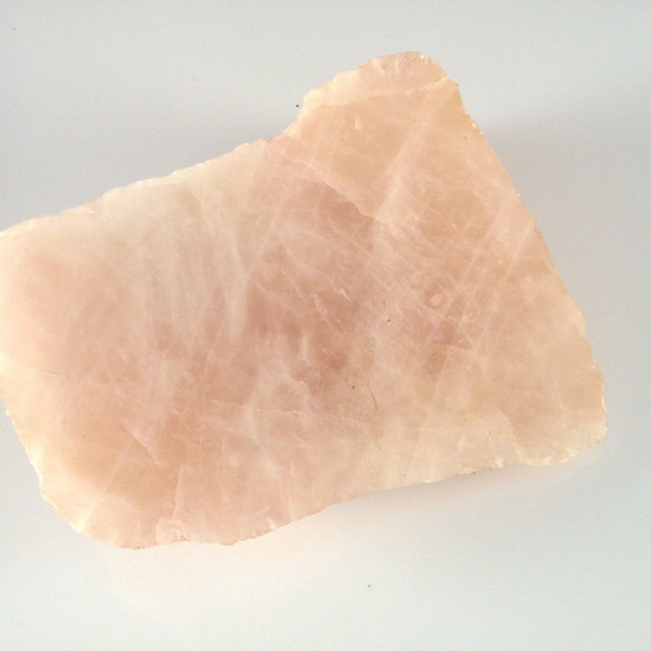 Rose quartz mineral rough specimen, natural stone,  jewelry making lapidary rough,  metaphysical  stone of love. cabinet specimen