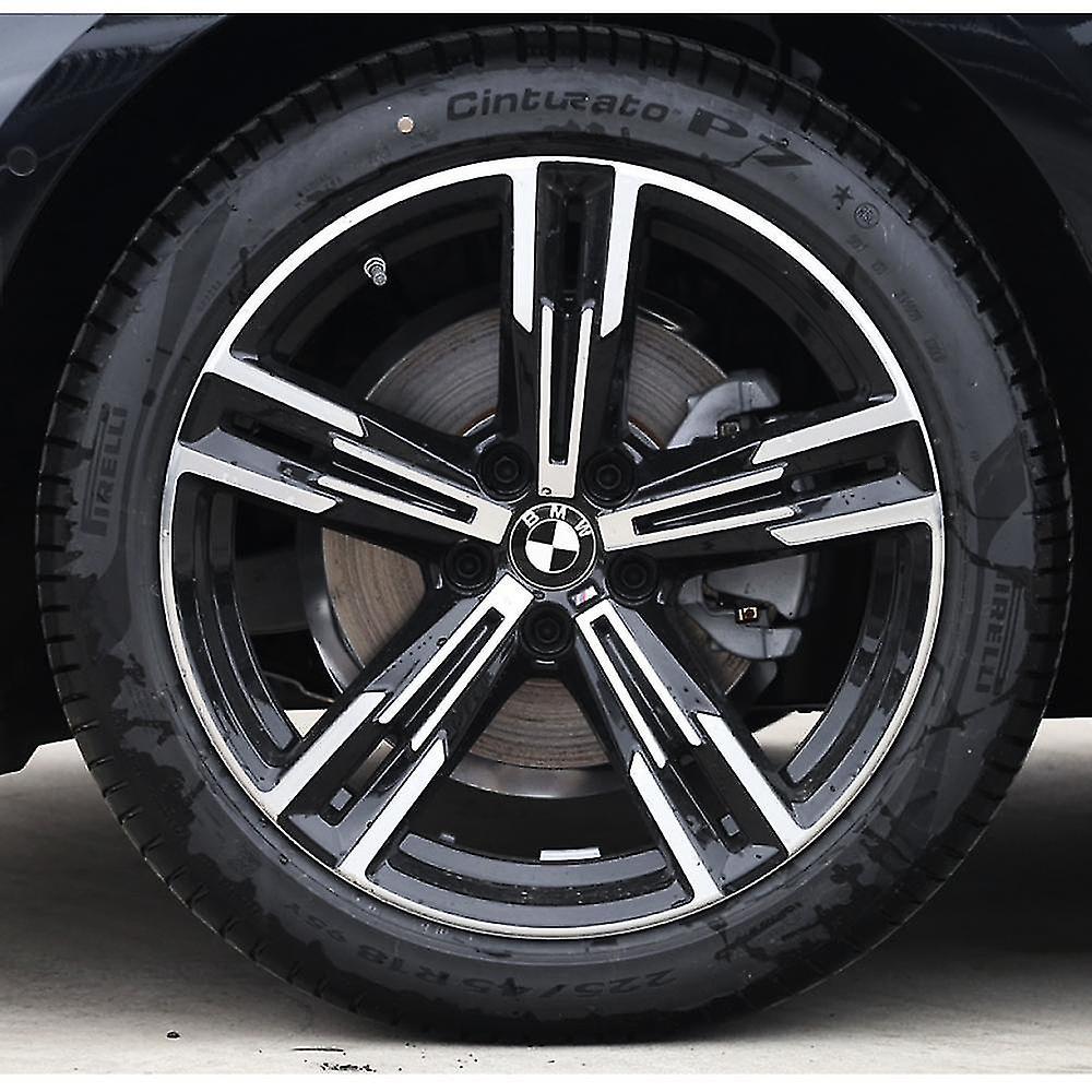 4 Pièces Neuf Moyeu Roue Capuchons Housse Plastique Rouge Noir 12-16 " Pour