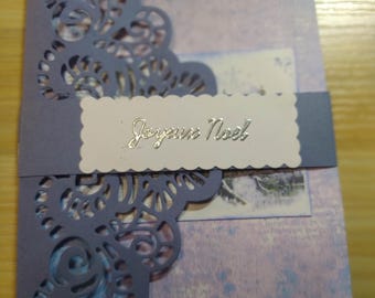 flowery christmas card