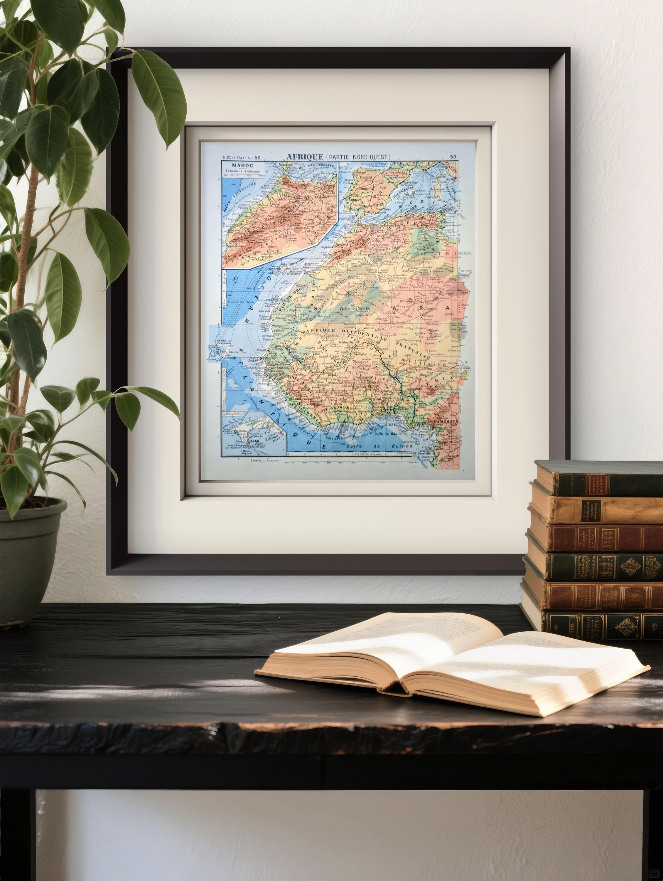 World map 1900 - Etsy 日本