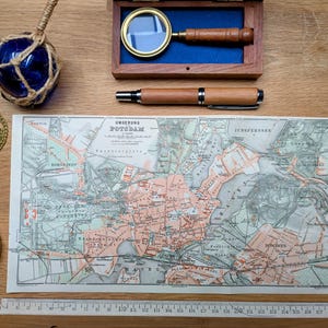 Imprimée en 1914, Potsdam, Brandebourg, Allemagne . Original Vintage Authentique.