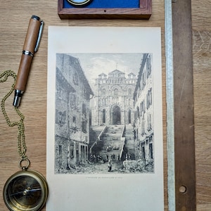 Imprimée en 1906, Notre-Dame-du-Puy. Original Vintage Authentique.