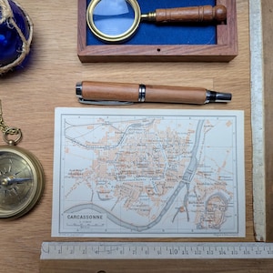 Printed in 1906, Carcassonne, Aude, France. Original Authentic Vintage.