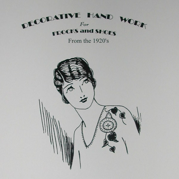 1920s Decorative BEADING Bead work Embroidery for Frocks and Shoe Buckles