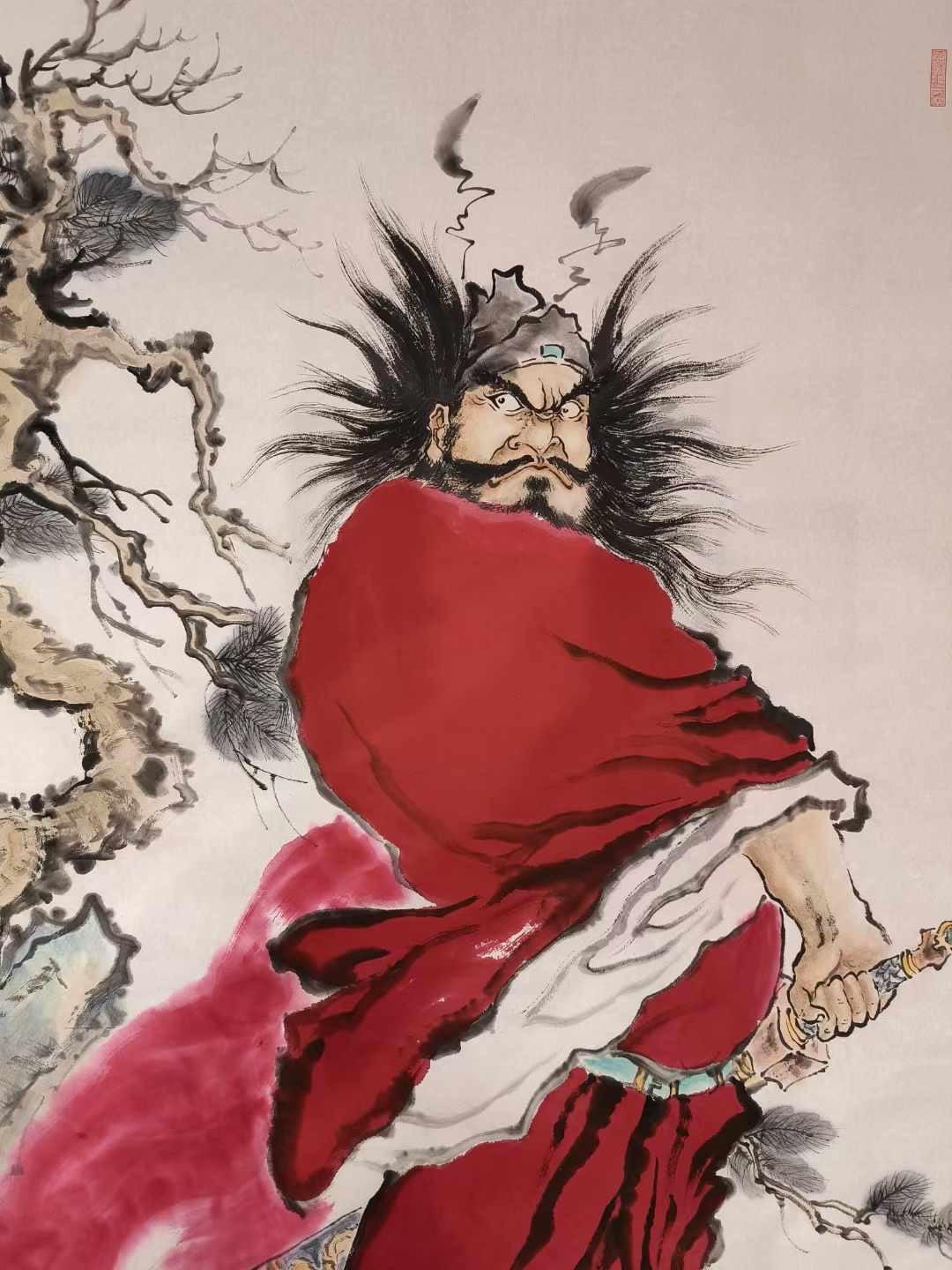 Zhongkui Original Chinese Traditional Brush Water Ink Painting - Etsy