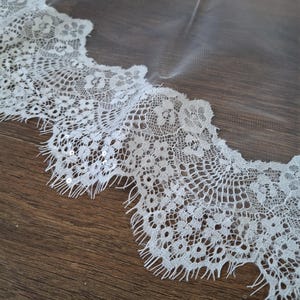 Cathedral veil with chantilly lace veil sequins Lace veil with lace trim veil Mantilla wedding veil mantilla lace veil in french lace veil